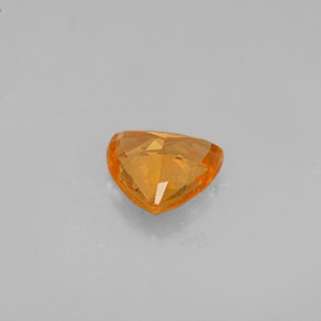 Saphir orange naturelle trillion, 0,63 ct, VVS-VS