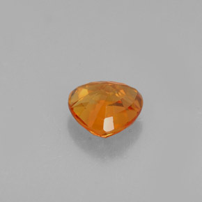 Saphir orange naturelle trillion, 0,84 ct, VVS-VS