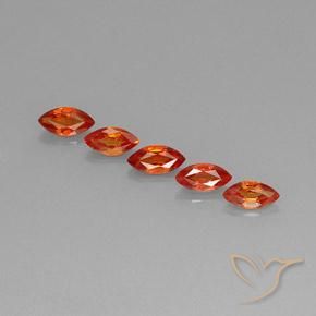 Shop natural 2.58ct Orange moyen Saphir gems, Marquise, from Tanzanie at GemSelect. In stock, global shipping!