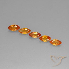 Shop natural 3.69ct Ambre orange Saphir gems, Marquise, from Tanzanie at GemSelect. In stock, global shipping!