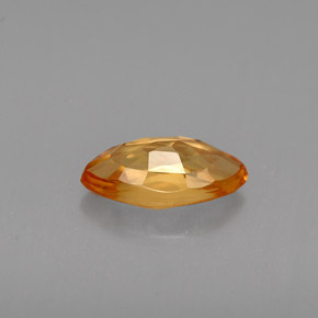 Saphir jaune naturelle marquise, 0,79 ct, VVS-VS