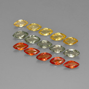 Achetez naturel ct multicolore saphir gems, marquise, en provenance tanzanie (songea) chez gemselect. en stock, livraison internationale!