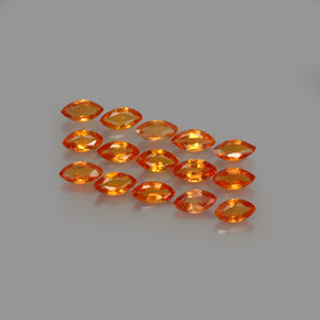 Achetez naturel ct orange saphir gems, marquise, en provenance tanzanie (songea) chez gemselect. en stock, livraison internationale!