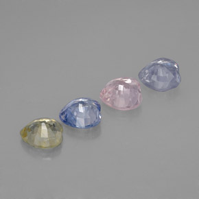 Achetez naturel 1,80ct multicolore saphir gems, forme de coeur, en provenance sri lanka chez gemselect. en stock, livraison internationale!