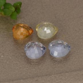 Achetez naturel 1,38ct multicolore saphir gems, forme de coeur, en provenance sri lanka chez gemselect. en stock, livraison internationale!