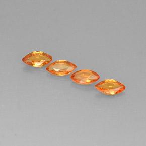 Achetez naturel 1,45ct orange saphir gems, marquise, en provenance tanzanie chez gemselect. en stock, livraison internationale!