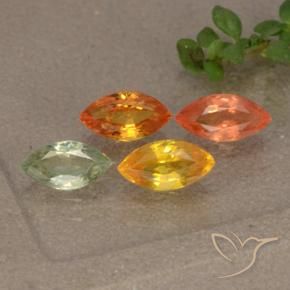 Achetez naturel 1,75ct multicolore saphir gems, marquise, en provenance tanzanie chez gemselect. en stock, livraison internationale!