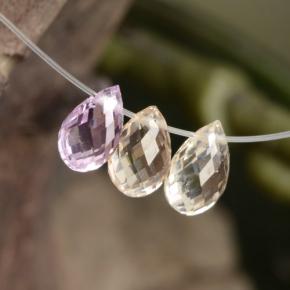 Achetez naturel 1,67ct multicolore saphir gems, briolette, en provenance tanzanie chez gemselect. en stock, livraison internationale!