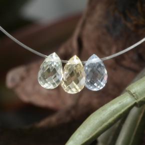 Achetez naturel 2,12ct multicolore saphir gems, briolette, en provenance tanzanie chez gemselect. en stock, livraison internationale!