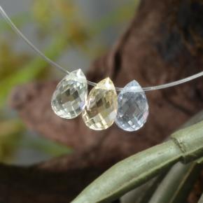 Achetez naturel 2,12ct multicolore saphir gems, briolette, en provenance tanzanie chez gemselect. en stock, livraison internationale!