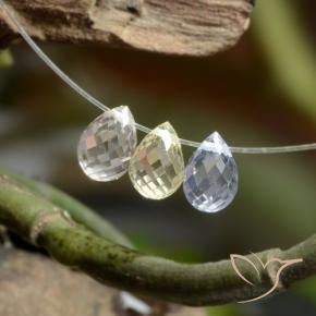 Shop natural 2.29ct Multicolore Saphir gems, Briolette, from Tanzanie at GemSelect. In stock, global shipping!