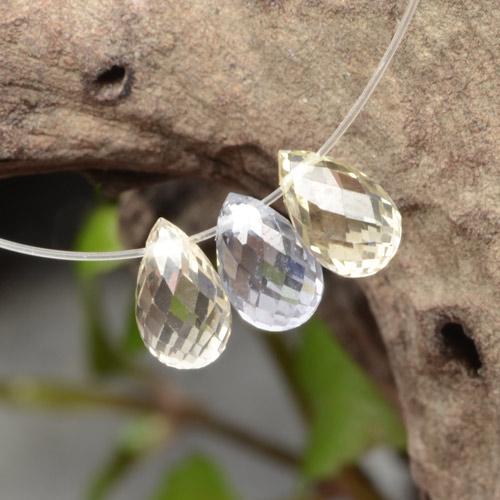 Achetez naturel 2,32ct multicolore saphir gems, briolette, en provenance tanzanie chez gemselect. en stock, livraison internationale!