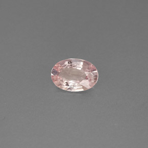 Saphir rose naturelle coupe ovale, 0,51 ct, VS
