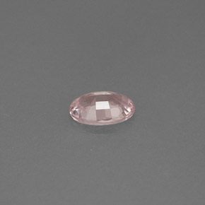 Saphir rose naturelle coupe ovale, 0,51 ct, VS