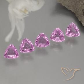 Shop natural 1.38ct Rose clair Saphir gems, Trillion, from Tanzanie at GemSelect. In stock, global shipping!