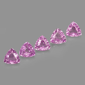 Achetez naturel ct rose saphir gems, trillion, en provenance tanzanie chez gemselect. en stock, livraison internationale!