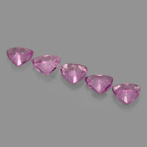 Achetez naturel ct rose saphir gems, trillion, en provenance tanzanie chez gemselect. en stock, livraison internationale!