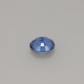 Saphir bleue naturelle coupe roude, 0,59 ct, VS