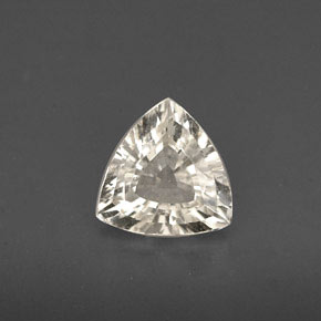 Saphir jaune naturelle trillion, 0,97 ct, VVS-VS