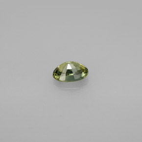 Saphir multicolore naturelle coupe ovale, 0,65 ct, VVS-VS