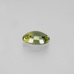 Saphir multicolore naturelle coupe ovale, 0,62 ct, VVS