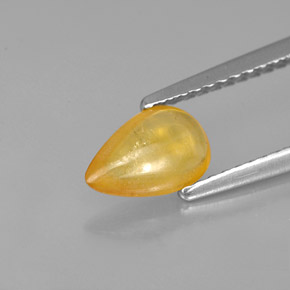 Saphir or naturelle transparent, 0,92 ct, transparent / translucide