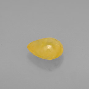 Saphir jaune naturelle transparent, 1,22 ct, transparent / translucide