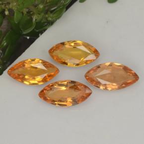 Achetez naturel 1,25ct orange saphir gems, marquise, en provenance tanzanie chez gemselect. en stock, livraison internationale!