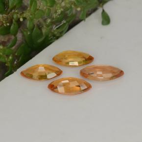 Achetez naturel 1,25ct orange saphir gems, marquise, en provenance tanzanie chez gemselect. en stock, livraison internationale!
