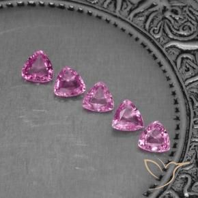 Achetez naturel 1,22ct rose saphir gems, trillion, en provenance tanzanie chez gemselect. en stock, livraison internationale!