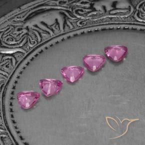 Achetez naturel 1,22ct rose saphir gems, trillion, en provenance tanzanie chez gemselect. en stock, livraison internationale!