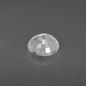 Saphir blanc naturelle coupe roude, 1,21 ct, VS