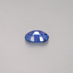 Saphir bleue naturelle coupe ovale, 0,87 ct, VVS-VS