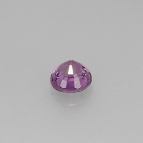 Saphir violet naturelle coupe roude, 0,44 ct, VS