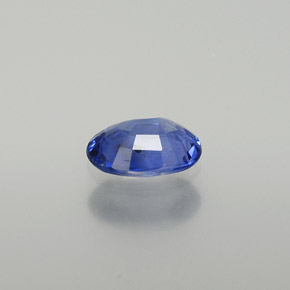 Saphir bleue naturelle coupe ovale, 0,76 ct, VS-SI