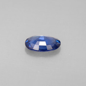 Saphir bleue naturelle coupe ovale, 0,76 ct, VS