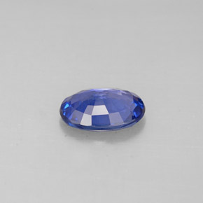 Saphir bleue naturelle coupe ovale, 0,85 ct, VS