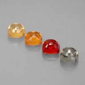 Achetez naturel ct multicolore saphir gems, coupe coussin, en provenance tanzanie chez gemselect. en stock, livraison internationale!