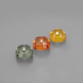 Achetez naturel ct multicolore saphir gems, coupe coussin, en provenance tanzanie (songea) chez gemselect. en stock, livraison internationale!