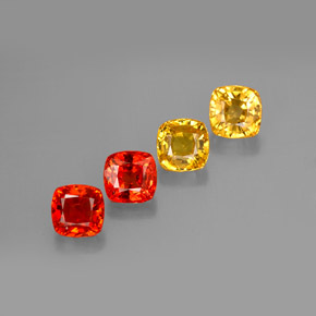 Achetez naturel ct multicolore saphir gems, coupe coussin, en provenance tanzanie (songea) chez gemselect. en stock, livraison internationale!