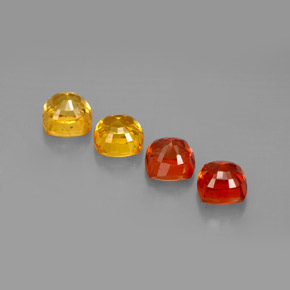 Achetez naturel ct multicolore saphir gems, coupe coussin, en provenance tanzanie (songea) chez gemselect. en stock, livraison internationale!
