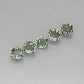 Achetez naturel ct vert saphir gems, coupe coussin, en provenance tanzanie chez gemselect. en stock, livraison internationale!
