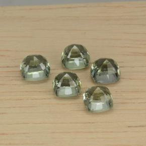 Achetez naturel 3,80ct vert saphir gems, coupe coussin, en provenance tanzanie chez gemselect. en stock, livraison internationale!