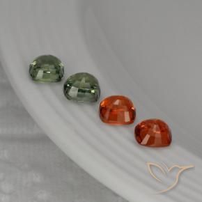 Achetez naturel 2,63ct multicolore saphir gems, coupe coussin, en provenance tanzanie chez gemselect. en stock, livraison internationale!