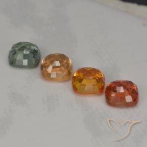 Achetez naturel 2,84ct multicolore saphir gems, coupe coussin, en provenance tanzanie chez gemselect. en stock, livraison internationale!