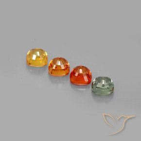 Achetez naturel 2,78ct multicolore saphir gems, coupe coussin, en provenance tanzanie chez gemselect. en stock, livraison internationale!