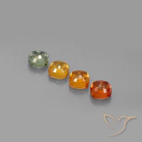 Achetez naturel 2,66ct multicolore saphir gems, coupe coussin, en provenance tanzanie chez gemselect. en stock, livraison internationale!