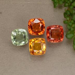 Achetez naturel 2,82ct multicolore saphir gems, coupe coussin, en provenance tanzanie chez gemselect. en stock, livraison internationale!