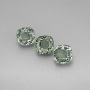 Achetez naturel ct vert saphir gems, coupe coussin, en provenance tanzanie chez gemselect. en stock, livraison internationale!