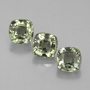 Achetez naturel ct vert saphir gems, coupe coussin, en provenance tanzanie chez gemselect. en stock, livraison internationale!